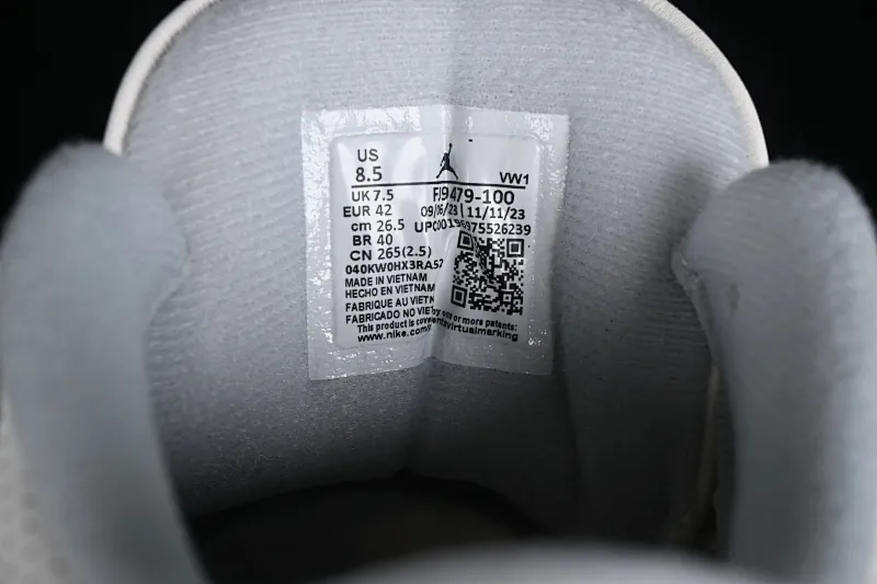 All categories Air Jordan Jordan series basketball shoes Air Jordan 3 C version Air Jordan 3 "Craft Ivory" AJ3 Joe 3 ivory white full first layer FJ9479-100